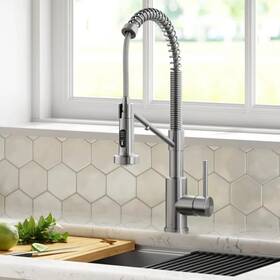 Kff-1610sfs Kraus Bolden 2-in-1 Pull-down Single Handle Water Filter Kitchen Faucet