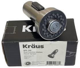 Kfs-1ss Kraus Dual Function Kitchen Faucet Sprayer Stainless Steel Replacement
