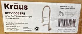 Kpf-1605sfs Kraus Artec Pro Commercial Style Pull-down Kitchen Faucet Stainless