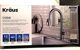 Kpf-1626ch-c1 Kraus Single Handle 2 Function Pull Down Kitchen Faucet Chrome