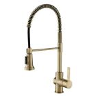 Kpf-1690bg Kraus - Britt Commercial Style Kitchen Faucet In Brushed Gold