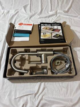 Kpf-2600sfs Kraus Sink Faucet-oletto Mdl Stainless Steel Single Handle
