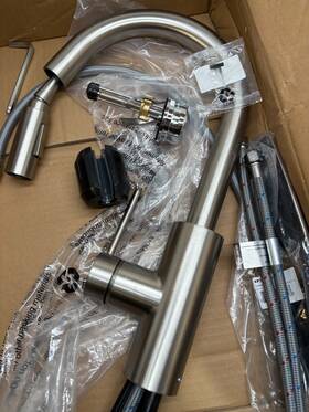 Kpf-2620sfs Kraus Kpf 2620sfs Oletto Kitchen Faucet Stainless Steel For Parts Only