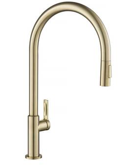 Kpf-2821sfacb Kraus High-arc Single Handle Pull-down Faucet - Champagne Bronze