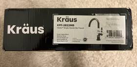 Kpf-2822mb Kraus Kpf-2822 New Oletto Single Handle Kitchen Bar Faucet Matte Black 1 Hole