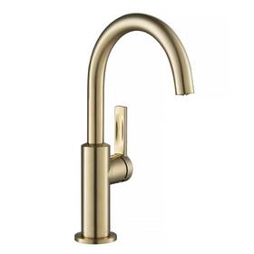 Kpf-2822sfacb Kraus Oletto Single-handle Kitchen Bar Faucet In Spot Free Antique Champagne Bronze