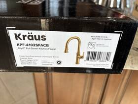 Kpf-4102sfacb Kraus Allyn Pull Down Kitchen Faucet Spot Free Antique Champagne Bronze