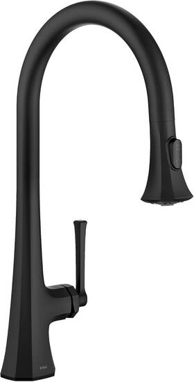 Kpf-4104mb Kraus Savan Single Handle Pull Down Kitchen Faucet In Matte Black