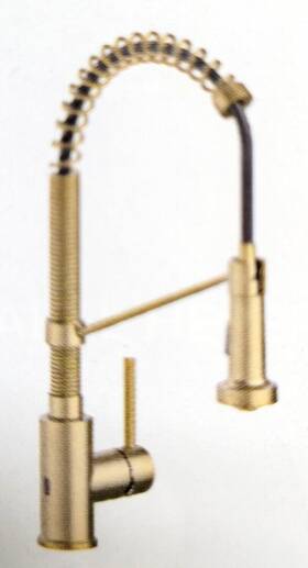 Ksf-1610bb Kraus Bolden Touchless 18-inch Kitchen Faucet In Brushed Brass