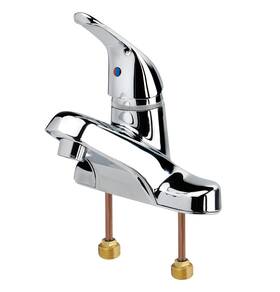 12-510l Krowne #12-510l Silver Series 4 Inch Center Deck Mount Single Lever Faucet Nos