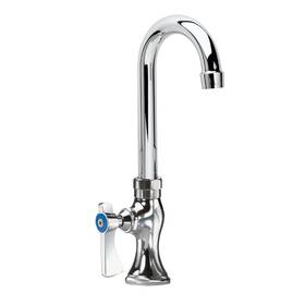 16-116l Krowne Silver Series Single Pantry Faucet Deck Mount 6 Gooseneck 1/2