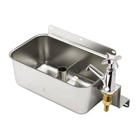 16-153l Krowne Royal Series Low Lead Front Mount Dipperwell With Faucet Commercial