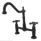 Ks1175ax Kingston Brass Oil Rubbed Bronze Heritage Kitchen Faucet 663370034640