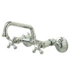 Ks213c Kingston Brass Victorian Wall Mount Kitchen Faucet With 663370924293