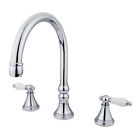 Ks2341pl Kingston Brass Roman Double Handle Tub Faucet 663370021268