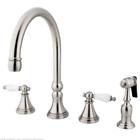 Ks2798plbs Kingston Brass Satin Nickel 663370020858