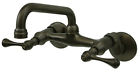 Ks313orb Kingston Brass Adjustable To Wall Mount Kitchen Faucet Bronze Finish