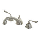 Ks3351zl Kingston Brass Silver Sage Double Handle Tub Faucet