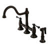 Ks3795blbs Kingston Brass Restoration Gpm Bridge Kitchen Bronze 663370059858