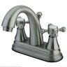 Ks7618bx Kingston Brass Satin Nickel Finish Bathroom Faucet With 663370114601