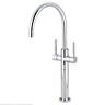 Ks8091dl Kingston Brass Chrome Finish Bathroom Faucet With Handles 663370065705