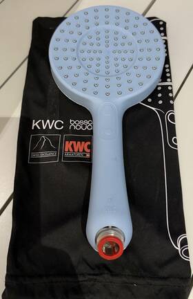 26.000.112 Kwc Bath Hand Held Dual Shower Head 26.000.112. Chrome / Harmonic Blue