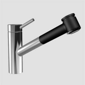 10.271.033.736 Kwc 630642280111 Single Handle Suprimo 9 Inch Pull-out Kitchen Faucet Stainless