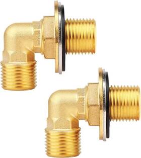 Kwode 742089131731 Commercial Faucet Installation Kit Wall Mounting 0.5 Inches Brass