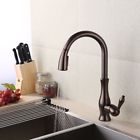 L6915-7 Kes Brass Kitchen Faucet Pull Down Sprayer Farmhouse Tall Out