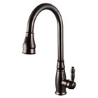 L6932-7 Kes Brass Tall Kitchen Faucet Orb With Pull Down Sprayer
