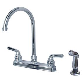 1201spcp Laguna Brass Rv Mobile Home Non-metallic High Arc Swivel Kitchen Sink F
