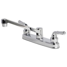 1300cp Laguna Brass Rv Mobile Home Non-metallic Swivel Kitchen Sink Faucet Chrome Finish