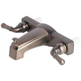 3310bz Laguna Brass Mobile Home Two Handle 8 Inch Tub Shower Faucet Diverter Brushed Bronze Finsih