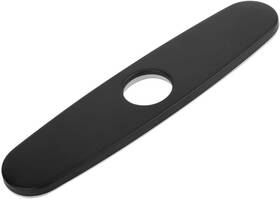 Lanceler 705353212161 Matte Black 10 Inch Sink Faucet Hole Cover Deck Plate 1 Or 3 Escutcheon F