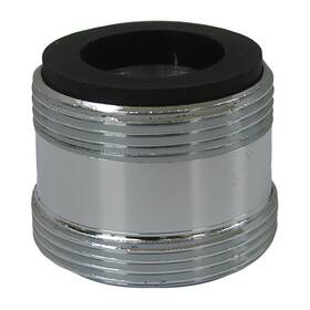 09-1577 Lasco 052151111371 Extra Long Male Aerator Adapter With 13/16 X 27 Thread Silver