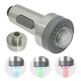 3-function Lemyef 755824603431 Kitchen Faucet Led Spray Head Prevent Burns 9/16-13/16