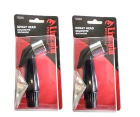 100304 Lincoln Lot Of 2 Spray Head Black Fits All Sink Hoses Products