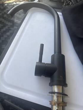 8-2203xpt Lippert Kitchen Sink Faucet Tap With Deck Plate For Laundry Rv