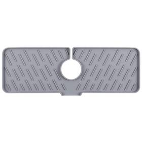 Ljg 737547582460 Silicone Faucet Mat Kitchen Sink Splash Guard Drain Drying Pad B