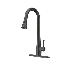 Lovmor 772835030407 Kitchen Faucets Pull Down Sprayer Single Handle Faucet Sink Modern Oil R
