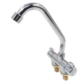 Rvf-001 Loyagour Rv Kitchen Sink Faucet 360 Rotatable Foldable Hot And Cold Water Durable