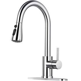 Lb0u003f2dp Lufg Kitchen Faucet With Pull Down Sprayer - Polished Chrome Single Handle Ki