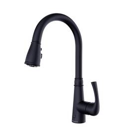Ka-900-30mb Lulani Moorea Collection. Sensor Pull-down Kitchen Faucet. In Matte Black Finish