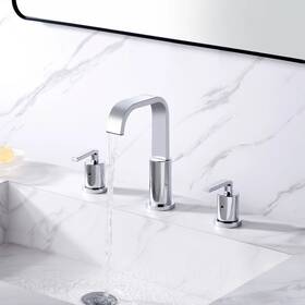 Wsp03-t Luxier 676151044769 Widespread Bathroom Faucet With Pop-up Drain