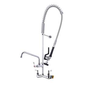 Maxsen 700512945966 Wall Mount Faucet With Sprayer Prerinse Commercial 38 Inc