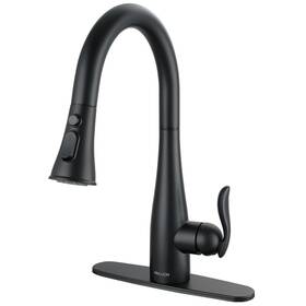 Mb-5011 Mbillion Matte Black Kitchen Sink Faucet With Pull-down Sprayer 1 Or 3 Hole Stainles