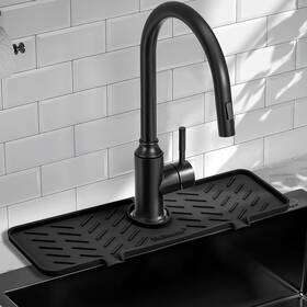 Fm-bk-l2 Meiliweser Silicone Faucet Splash Guard Gen 2 - Outlet And Slope Upgraded W