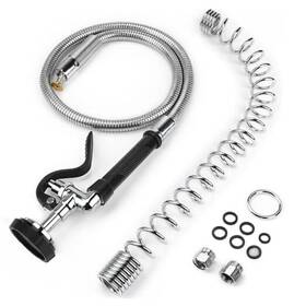 Me-cw-kt01 Mekmgi Spray Valve With 45 Inch Flexible Stainless Steel Hose And Pre-rinse Overhead