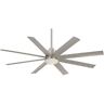 F888l-bnw Minka Aire Fans Slipstream Ceiling Fan With Light Kit In