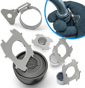 Faw-2-2in1-4 Miouak 304 Stainless Steel Aerator Key Faucet Removal Tool Wrench With